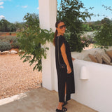 EULARIA BLACK STAR DRESS