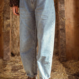 BALLOON WIDE LEG JEANS 612-P