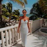 SONORA LIGHT BLUE LACE DRESS