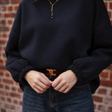 SALUT SWEATER DARK BLUE