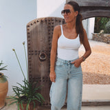 USHUAIA WHITE RIBBED BODY