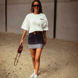 DIAMOND RANGE DARK BLUE SKIRT