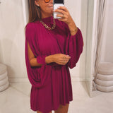 XENIA MAGENTA DRESS