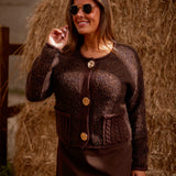 JOSEPHINE BROWN CARDIGAN