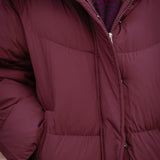 VANESSA BORDEAUX PUFFER JACKET