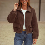 SADDLEWOOD BROWN ZIP JACKET