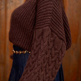 JUDITH BROWN ROLL NECK SWEATER