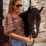 ARIZONA MULTICOLOUR FLUFFY BLOUSE