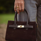 MYRA BROWN SUEDE BAG