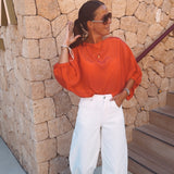 SALOU RED BLOUSE
