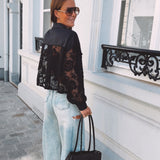 CLEOME BLACK LACE BLOUSE