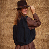 EL PASO BROWN BELT DRESS