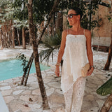 QUERIDA ECRU LACE TOP