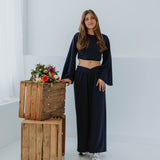DAYDREAMER DARK BLUE TWO-PIECE SET