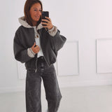 FALLEN LEAVES DARK GREY JACKET