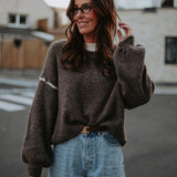 JULIANA BROWN SWEATER