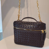 INDRA BROWN WOVEN BAG