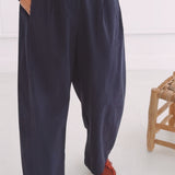 CAMILA DARK BLUE BALLOON PANTS