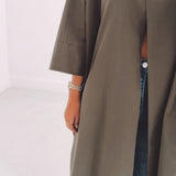 PEGGY KHAKI TRENCHCOAT