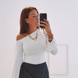 MAELIS WHITE LONGSLEEVE SHIRT