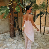 QUERIDA LIGHT PINK LACE TOP