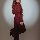 GLITTERING HOUR JUMPSUIT BORDEAUX
