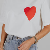 NOW OR NEVER LOVE TODAY WHITE T-SHIRT