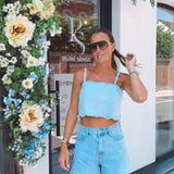 BLUE DENIM SHORT 591-C-11
