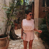 NOPAL LIGHT PINK PLAYSUIT