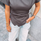 ODESSA DARK GREY T-SHIRT