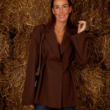 PYRISSA BROWN BLAZER