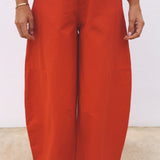 ALMA RED BALLOON PANTS