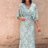 BABOUCHE MINT LACE DRESS
