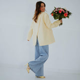 NERISSA SOFT YELLOW BLAZER