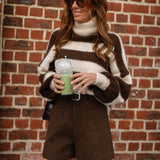 ANIKA BROWN SPARKLE BELT SHORT