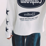 CALIFORNIA HUSTLERS DARK BLUE/WHITE LONGSLEEVE SHIRT