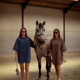 ECLIPSE DARK BLUE SWEATER DRESS