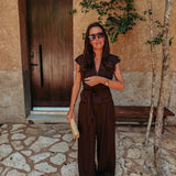 INVIERNO BROWN TWO-PIECE SET PRE-ORDER