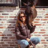 FRANNY BROWN PUFFER JACKET