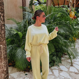 JOSEFINA YELLOW COMFY TWO-PIECE SET