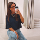 MADELEINE DARK BLUE T-SHIRT