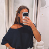 FEZ DARK BLUE CUT-OUT PULL
