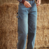 BALLOON WIDE LEG JEANS V1075