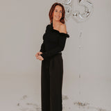 CLASSY VIBE BLACK PANTS