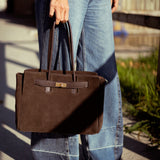 SANTA FE BROWN SUEDE BAG