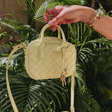 MEXO LIGHT YELLOW WOVEN BAG