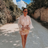 NEREA SOFT PEACH BLOUSE