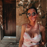 CORONA DE FLORES PINK LAYER DRESS
