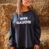RIVE GAUCHE DARK BLUE LONGSLEEVE SHIRT