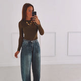 XANTHIA KHAKI LONGSLEEVE SHIRT